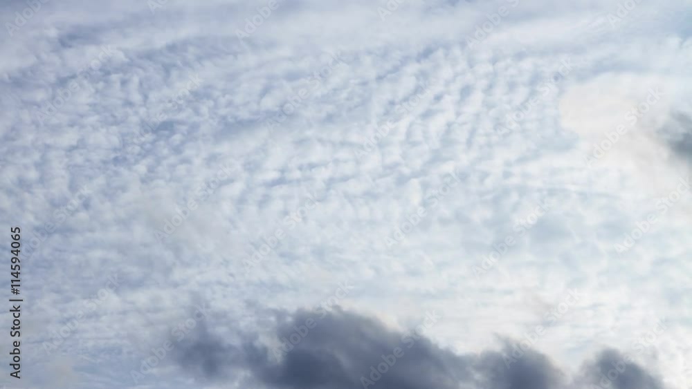 Timelapse of Cloud layer moving