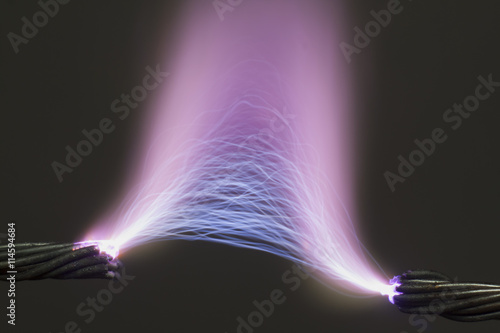 Obraz na płótnie electrical spark w salonie
