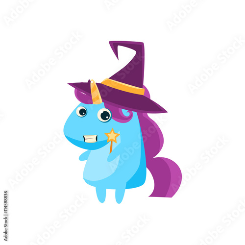 Unicorn In Witch Costume