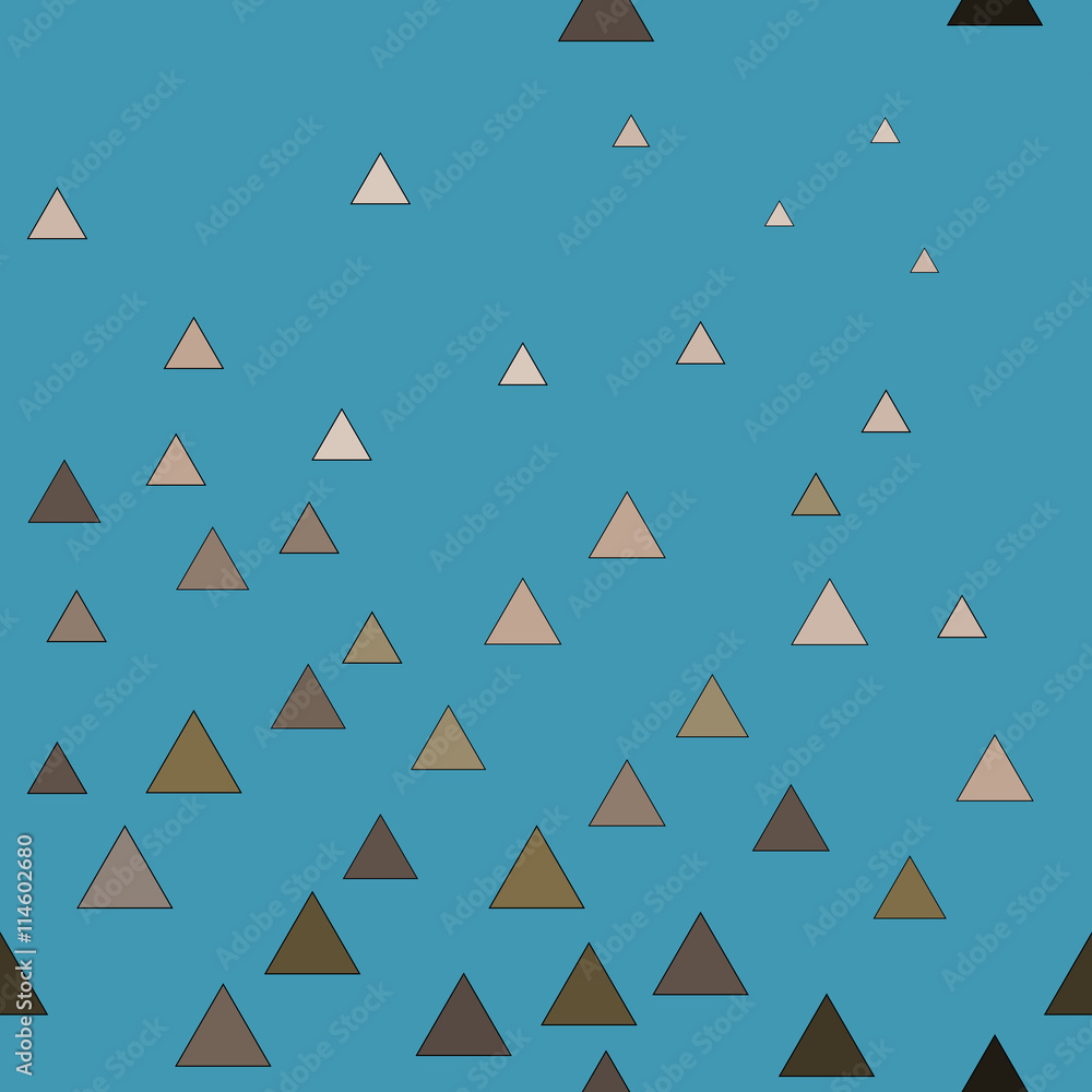 Triangle beige seamless pattern Triangle beige seamless pattern