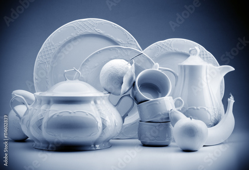 Tablou pe pânză classic english crockery