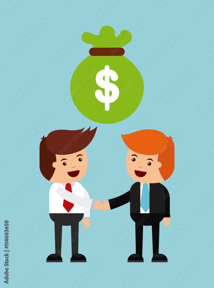 successful businessman character isolated icon design successful businessman character isolated icon design