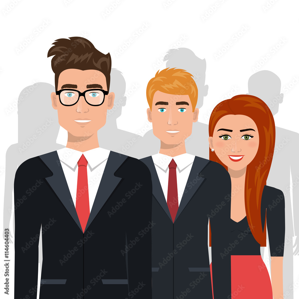elegant businesspeople isolated icon design, vector illustration graphic elegant businesspeople isolated icon design, vector illustration graphic