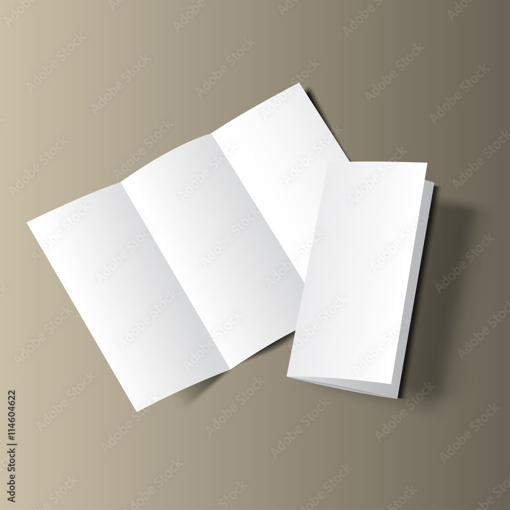 Fototapeta premium brochure mockup gold2