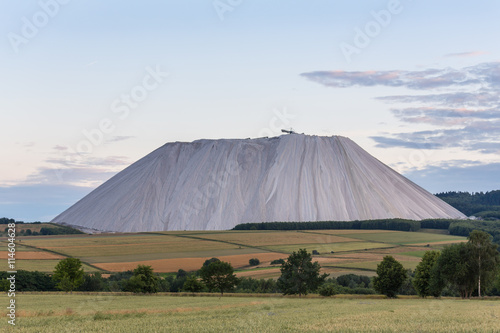 monte kali salt mountain heringen germany photo