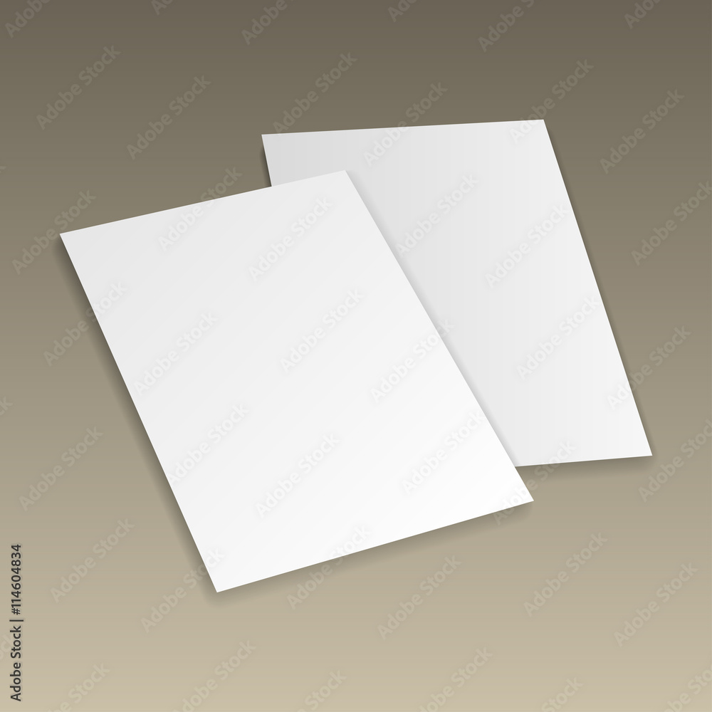 paper mockup gold2 paper mockup gold2