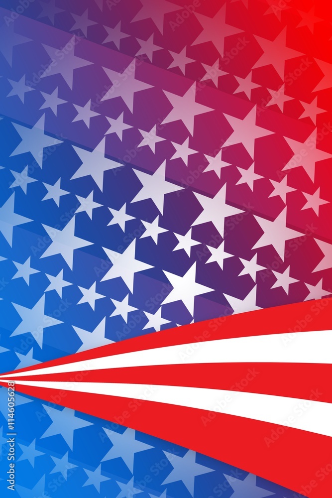 Fototapeta premium stars in a blue background 