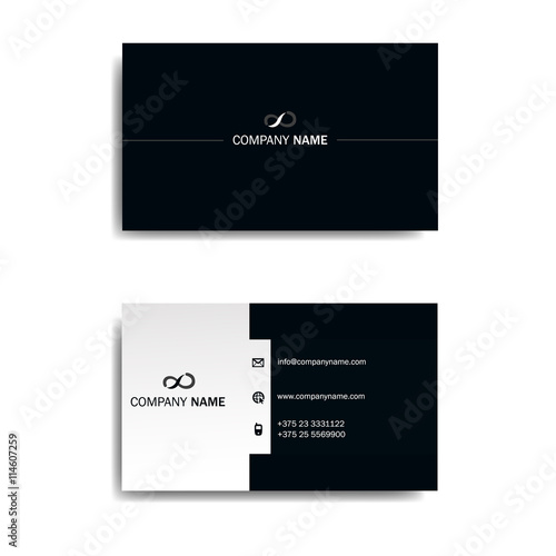 Vector business card