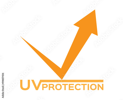 uv protection logo and icon , 6 uv sets
