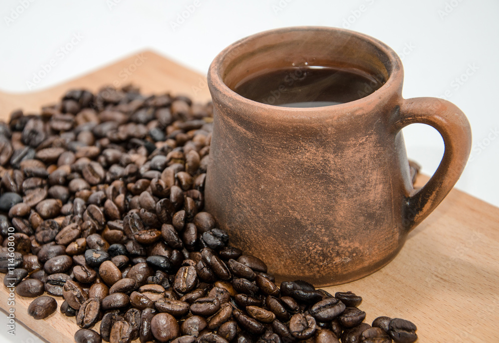  Fotografia do Stock: Coffee and coffee beans | Adobe Stock