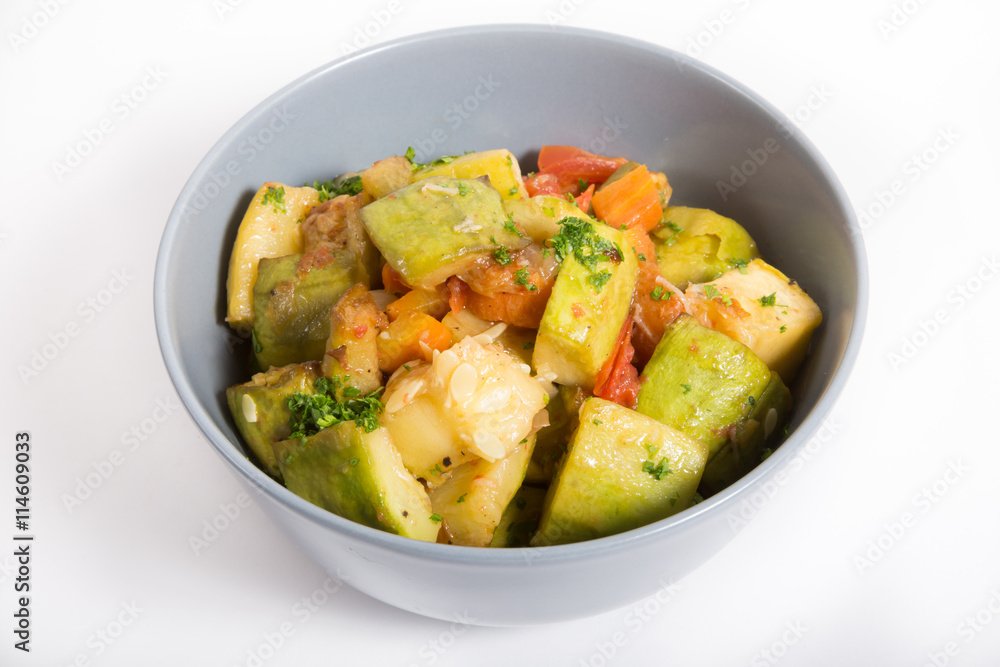 Fried zucchini stew Fried zucchini stew