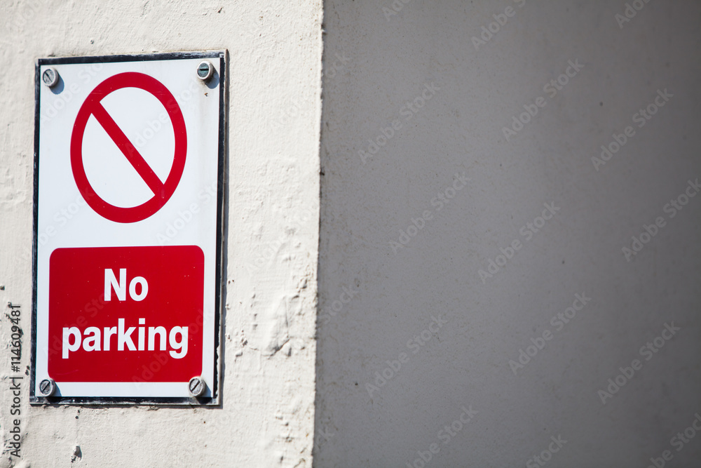 No Parking sign No Parking sign