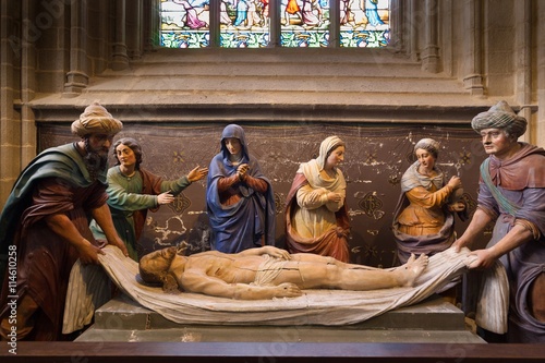 Fototapeta The burial of Christ