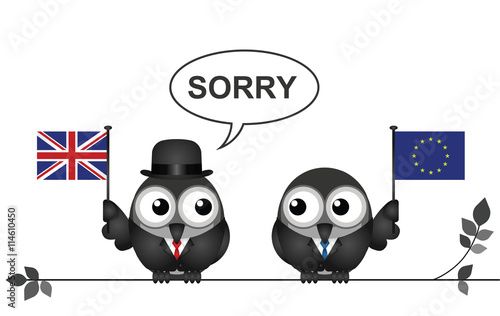 United Kingdom saying sorry for leaving the European Union
