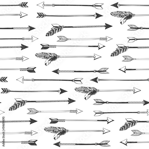 Arrows seamless pattern.