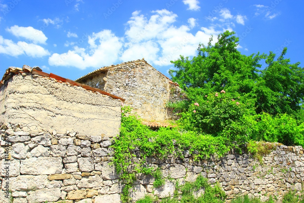 Stone buildings in Istria, Croatia Stone buildings in Istria, Croatia