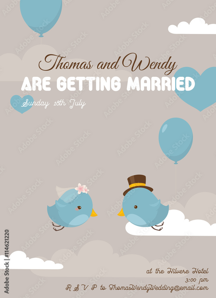 Flying Wedding Birds Flying Wedding Birds