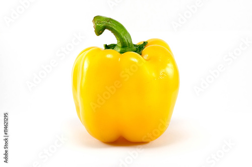bell peppers isolated on white background