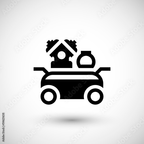 Air compressor icon