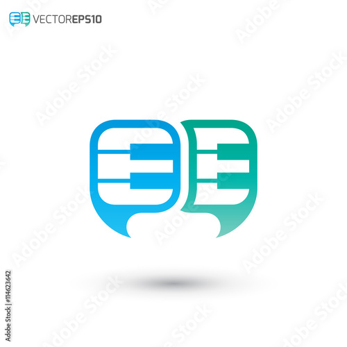Free Download Music Chat Logo - GFXLoad