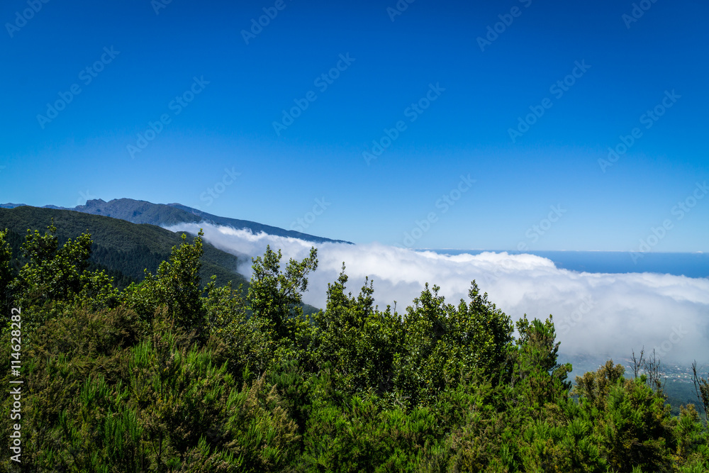 Wolkenfelder auf la Palma