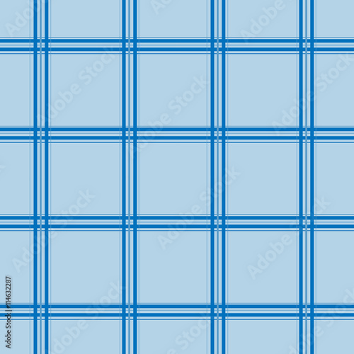 Blue tartan seamless pattern.