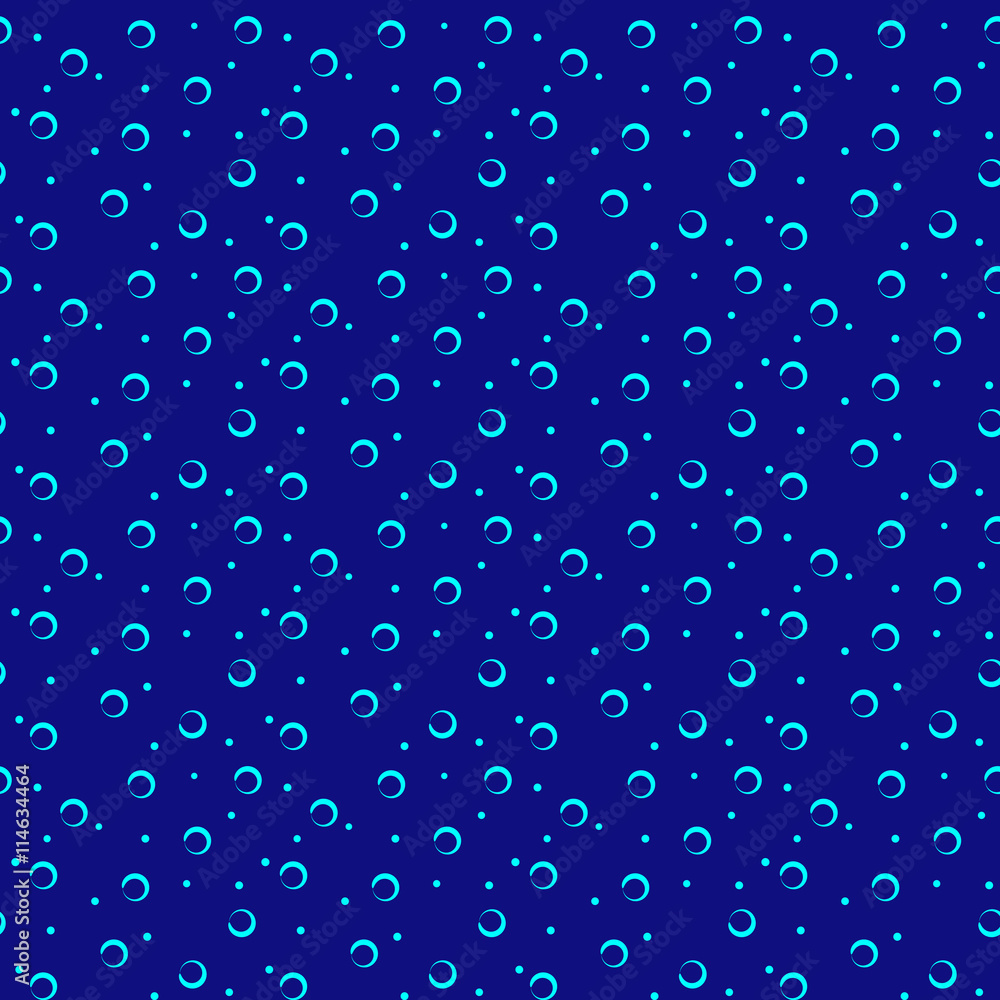 Circle and ring blue