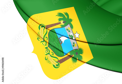 Flag of Rio Grande do Norte State, Brazil. photo