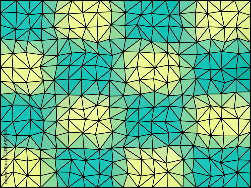 Fototapeta premium Pattern low poly triangle style vector mosaic background