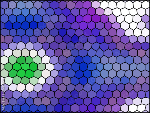 Pattern low poly hexagon style vector mosaic background