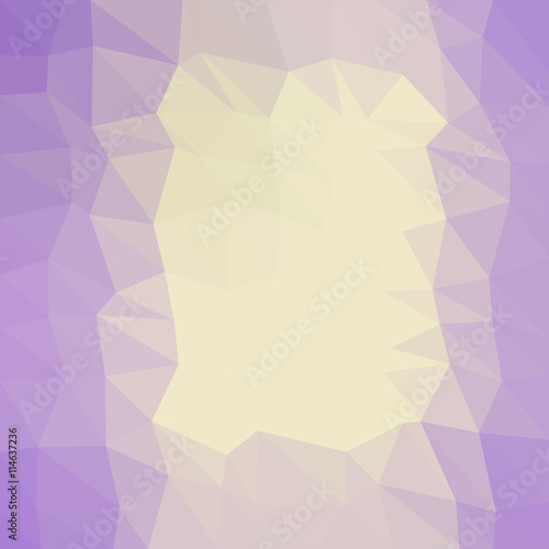 Gradient low poly triangle style vector mosaic background
