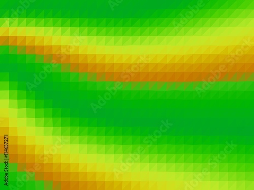 Waves low poly triangle style vector mosaic background