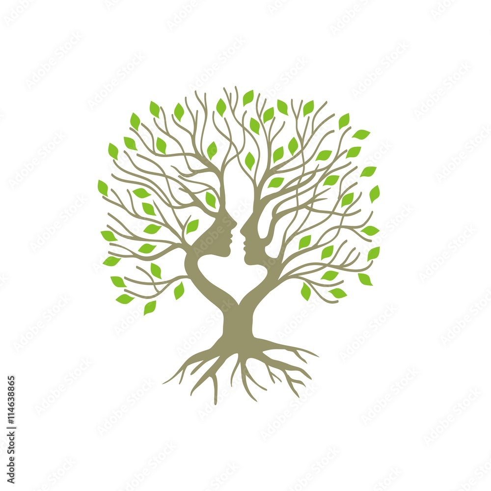 Obraz premium дерево любви