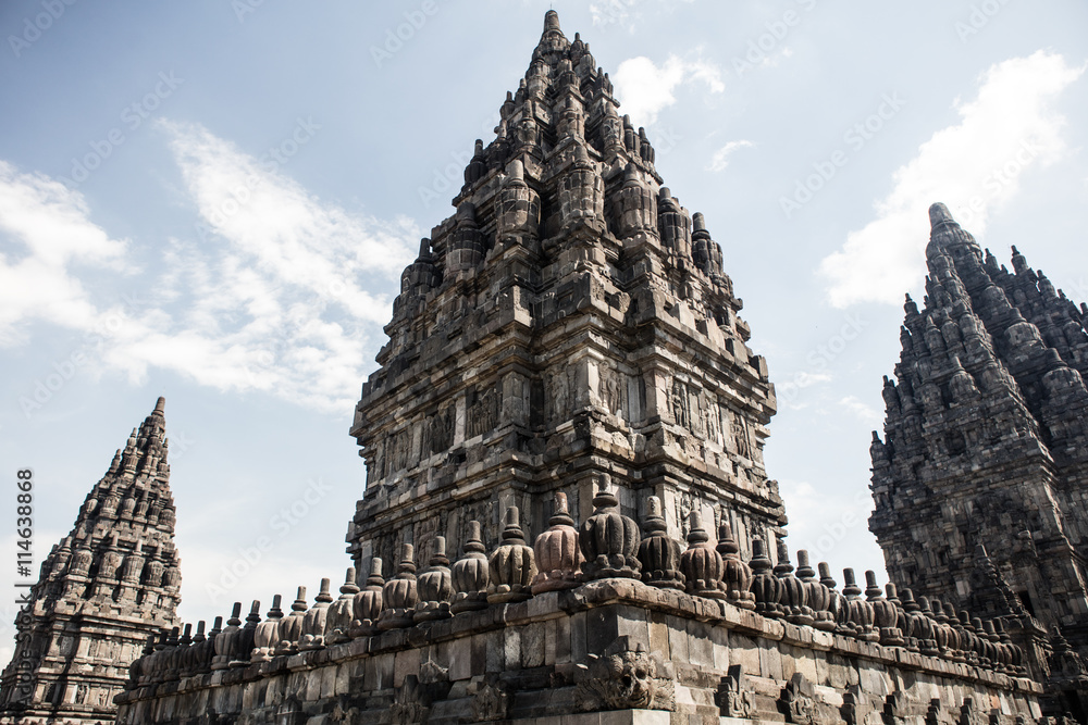 9th Century Candi Prambanan Temple in Central Java