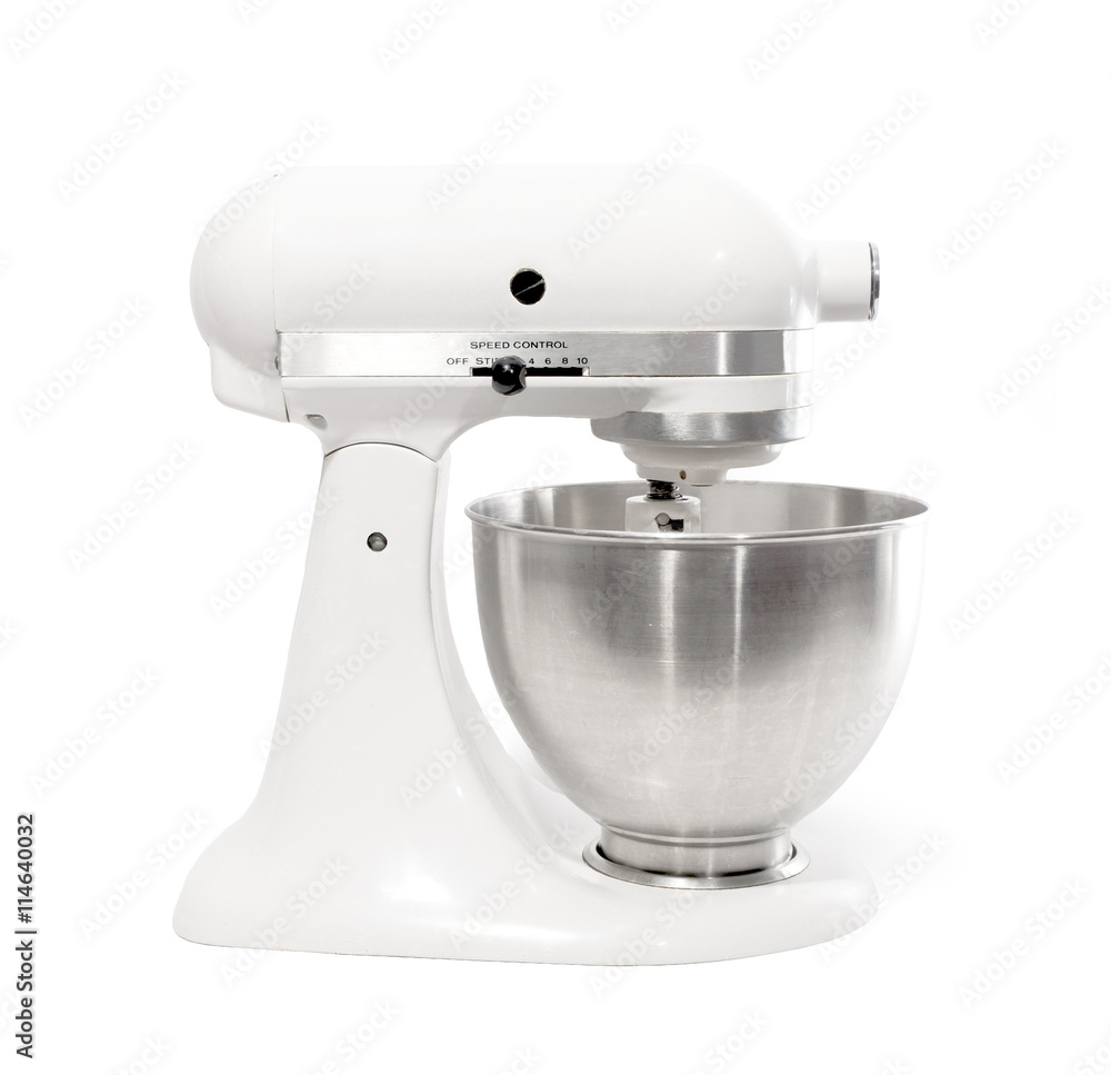 Electric stand mixer isolated on a white background. Electric stand mixer isolated on a white background.