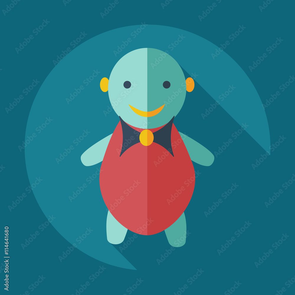 Flat modern design with shadow icons children Flat modern design with shadow icons children