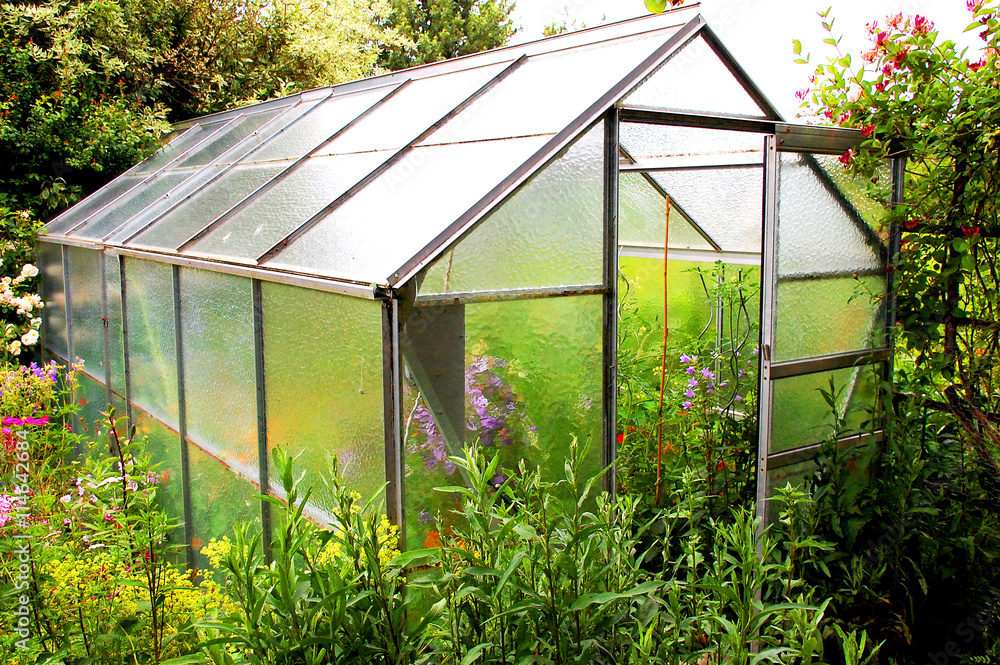 Gewächshaus in Privatgarten