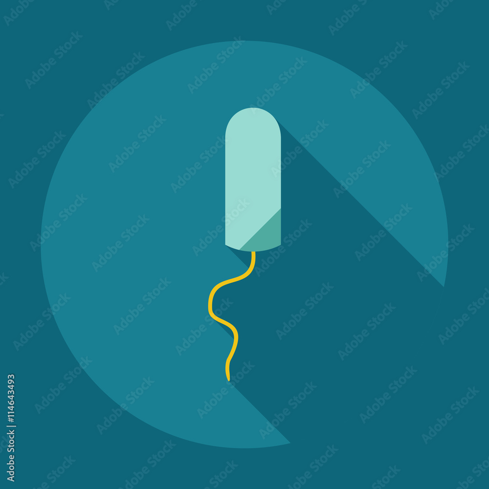 Flat modern design with shadow icons swab Flat modern design with shadow icons swab