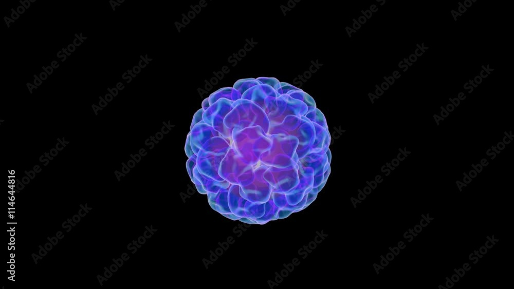 mystic blue glowing brain ball rotation loop 4k mystic blue glowing brain ball rotation loop 4k