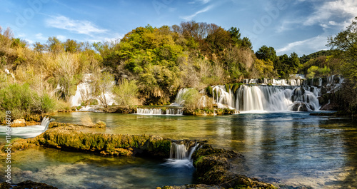 KRKA waterfall in Croatia