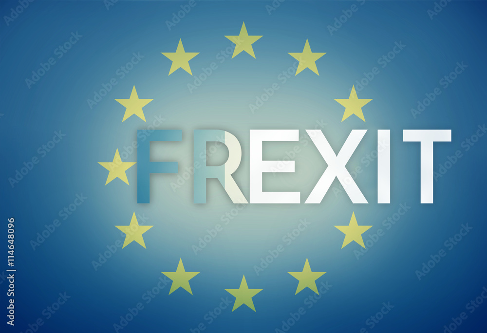 Europe French Frexit Background Europe French Frexit Background
