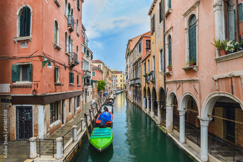 Canal in Venice , Italy