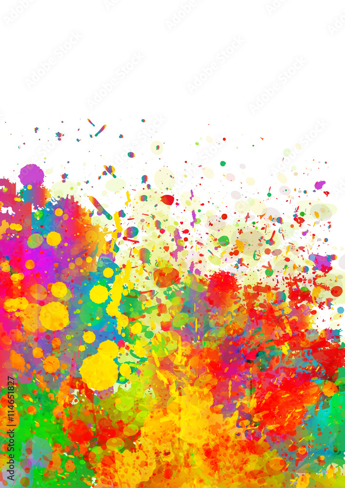 Obraz Kolor abstrakcyjne tło wektor powitalny