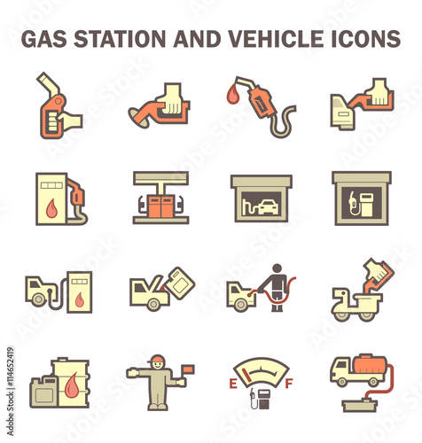 Gas station icon