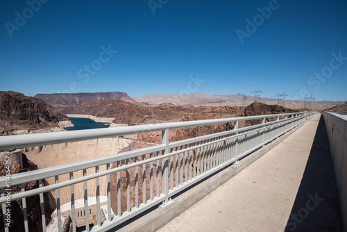 Photography Hoover Dam from the Mike O'Callaghan–Pat Tillman Memorial Bridge