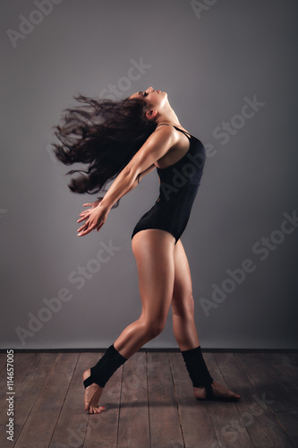 Beautiful girl dancing