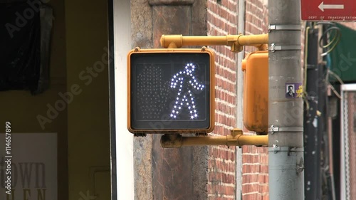 Traffic light in New York City
