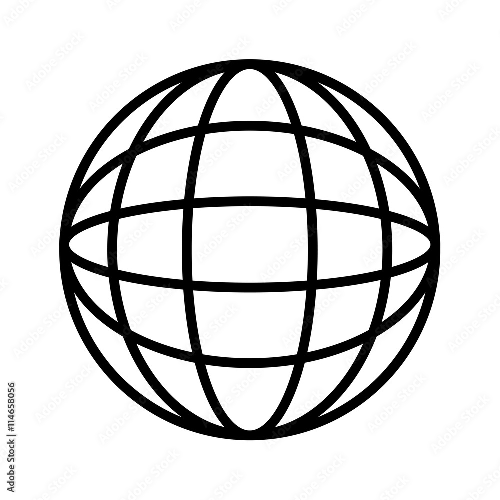 black and white abstract world map over isolated background, vector illustration black and white abstract world map over isolated background, vector illustration