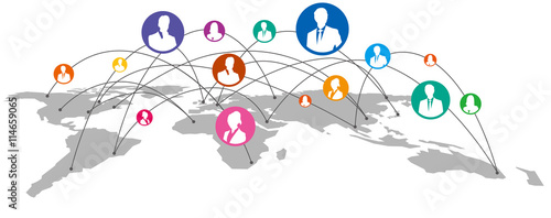 World map Social networking service Vector
