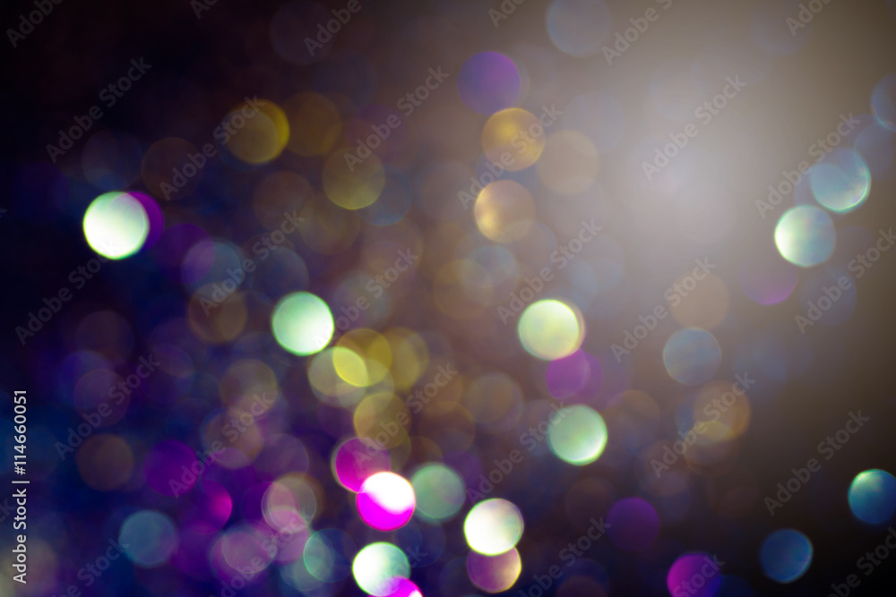 Fototapeta premium Beautiful abstract bokeh lights for background